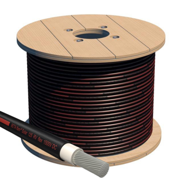 Kabel, Solarleitung LEONI BETAflam 6mm² 500m – rot