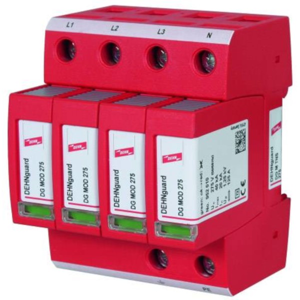 Ogranicznik przepięć AC  DEHN T2 4P 952400