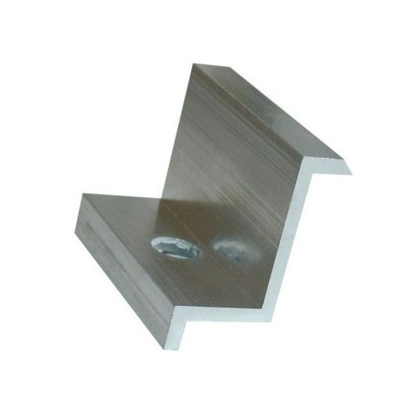 Silver end clamp 30mm