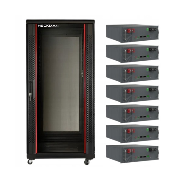 HECKMAN GETFORT 27U Stehender Rackschrank für ECOBSS 5L Energiespeicher – 8 Module