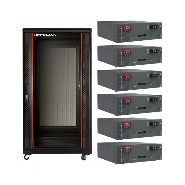 HECKMAN GETFORT 22U STEHENDE RACK – für ECOBSS 5L Energiespeicher - 6 Module