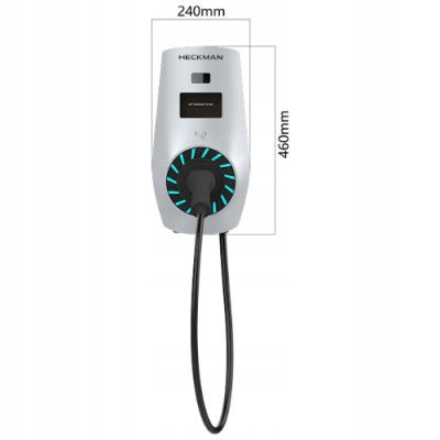 Wall-Mounted EV Charger 22kW Heckman Gresgying TURBO Wallbox H1-EU22-C
