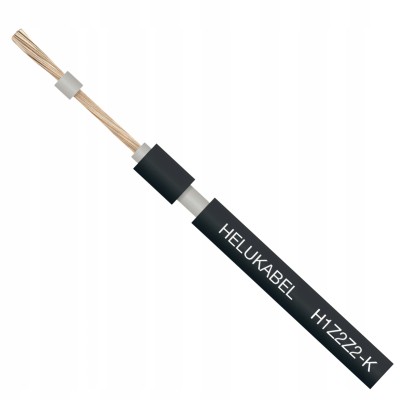 Solarkabel HELUKABEL H1Z2Z2-K 6mm² – schwarz, 1 m