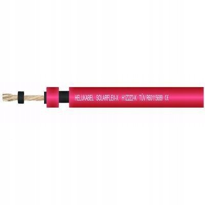 Solar cable 6mm² HELUKABEL H1Z2Z2-K UV – red, 1 m