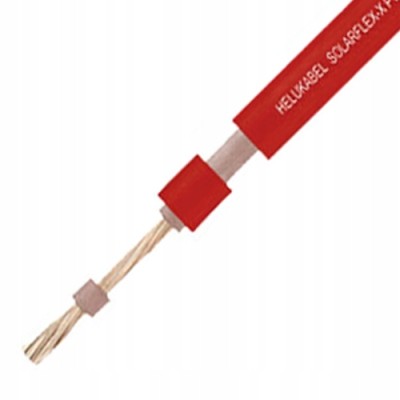 Solar cable 6mm² HELUKABEL H1Z2Z2-K UV – red, 1 m