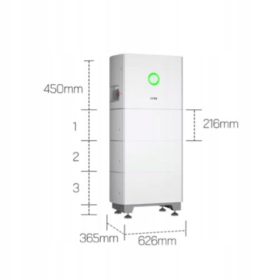 SAJ HS2-10K-T2 Hybridwechselrichter 10 kW All-in-One + Kommunikationsmodul + 15 kWh Batteriespeicher